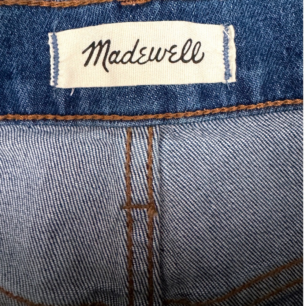 Madewell The Perfect Vintage Crop Jean High Rise Blue Size 24 Tapered Leg Denim - Picture 4 of 10